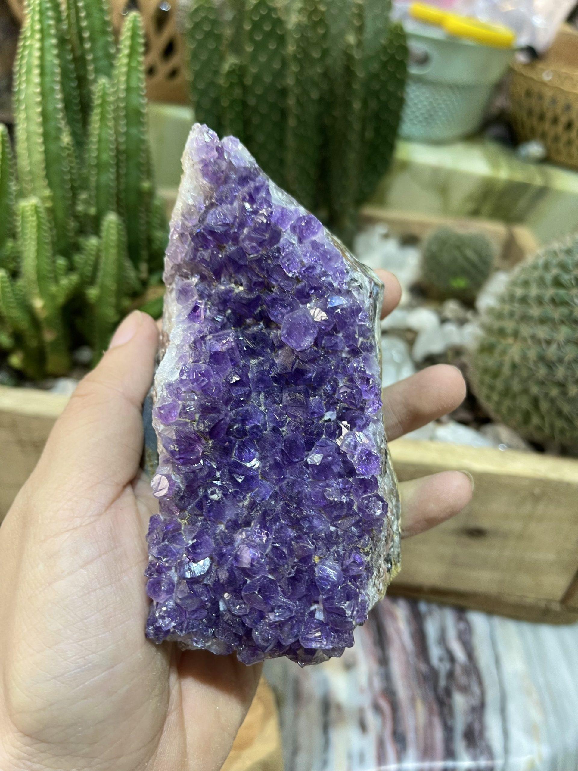 Thạch Anh Tím Uruguay - Uruguay Amethyst Cluster (TV139)