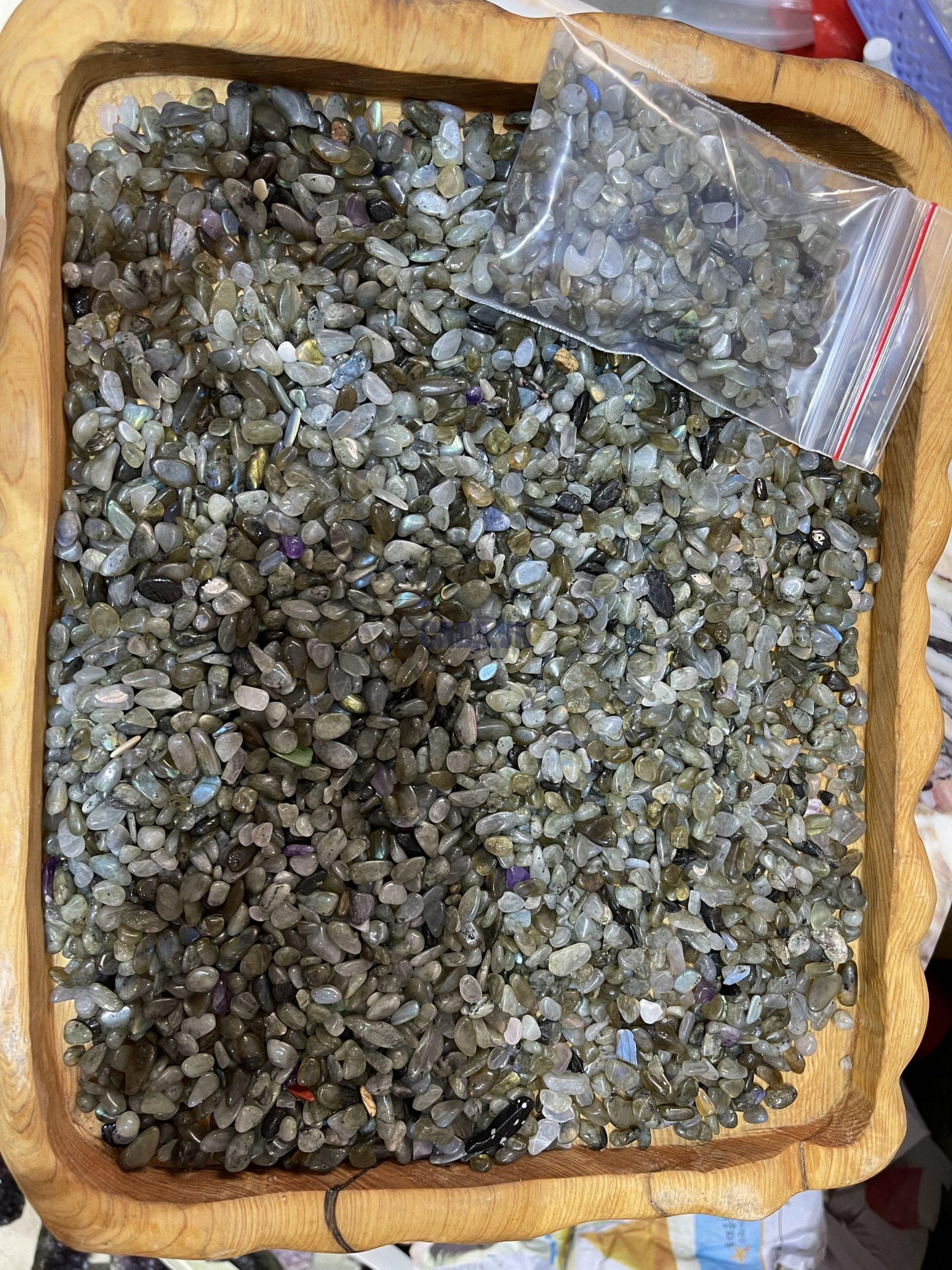 Đá vụn Xà Cừ - Labradorite Gravel | Đá thanh tẩy, tarot, sưu tầm