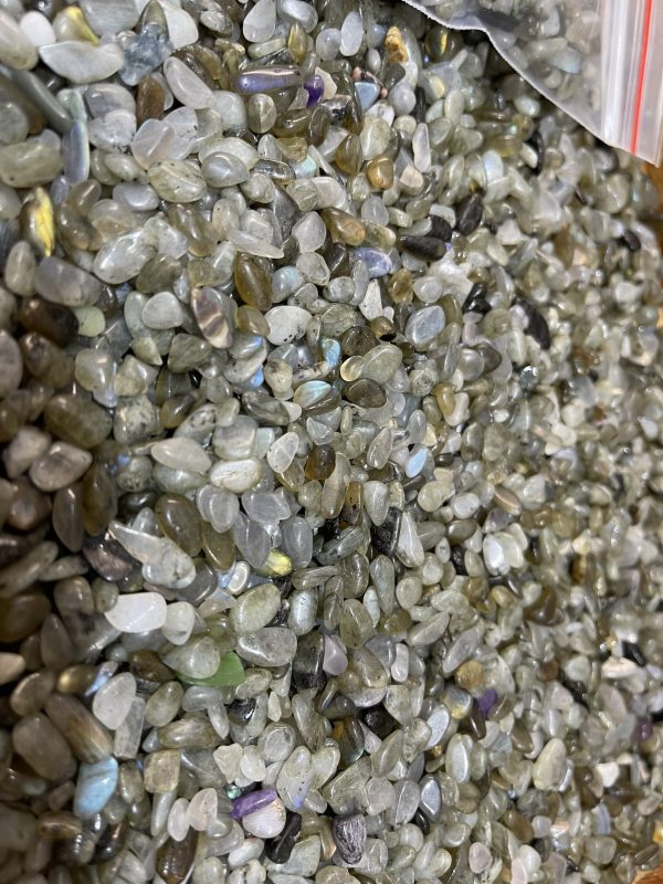 Đá vụn Xà Cừ - Labradorite Gravel | Đá thanh tẩy, tarot, sưu tầm