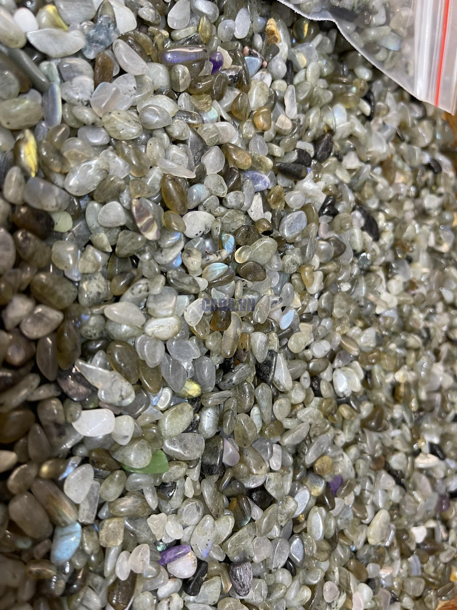 Đá vụn Xà Cừ - Labradorite Gravel | Đá thanh tẩy, tarot, sưu tầm