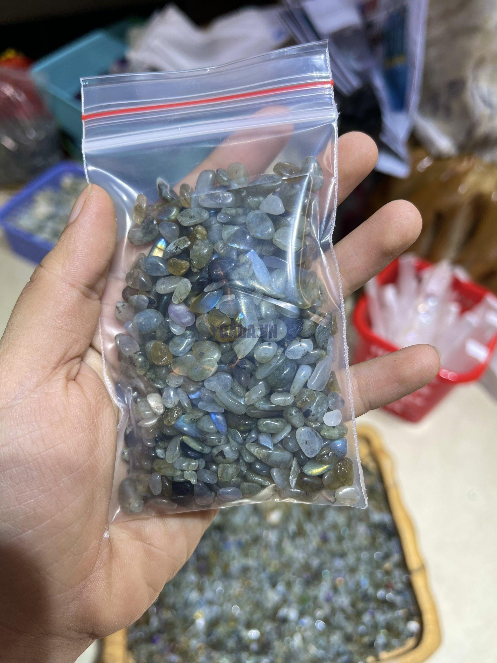 Đá vụn Xà Cừ - Labradorite Gravel | Đá thanh tẩy, tarot, sưu tầm