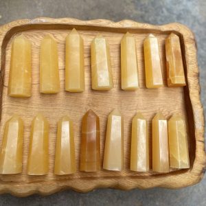 Orange Calcite Point - Trụ đá Calcite | Trụ đá thanh tẩy, tarot, sưu tầm