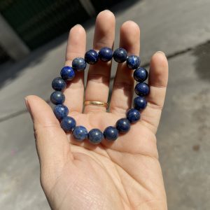 Vòng tay Lapis Lazuli - đá Thiên Thanh, Size 8-10mm, loại vòng đơn