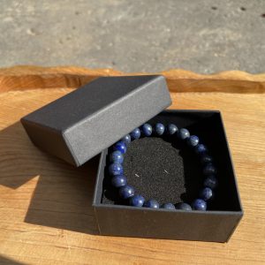 Vòng tay Lapis Lazuli - đá Thiên Thanh, Size 8-10mm, loại vòng đơn