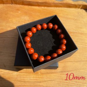 Vòng tay Red Jasper - Ngọc Bích đỏ, Size 8-10mm, loại vòng đơn