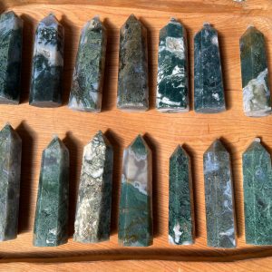 Moss Agate Point - Trụ Băng Ngọc Thủy Tảo
