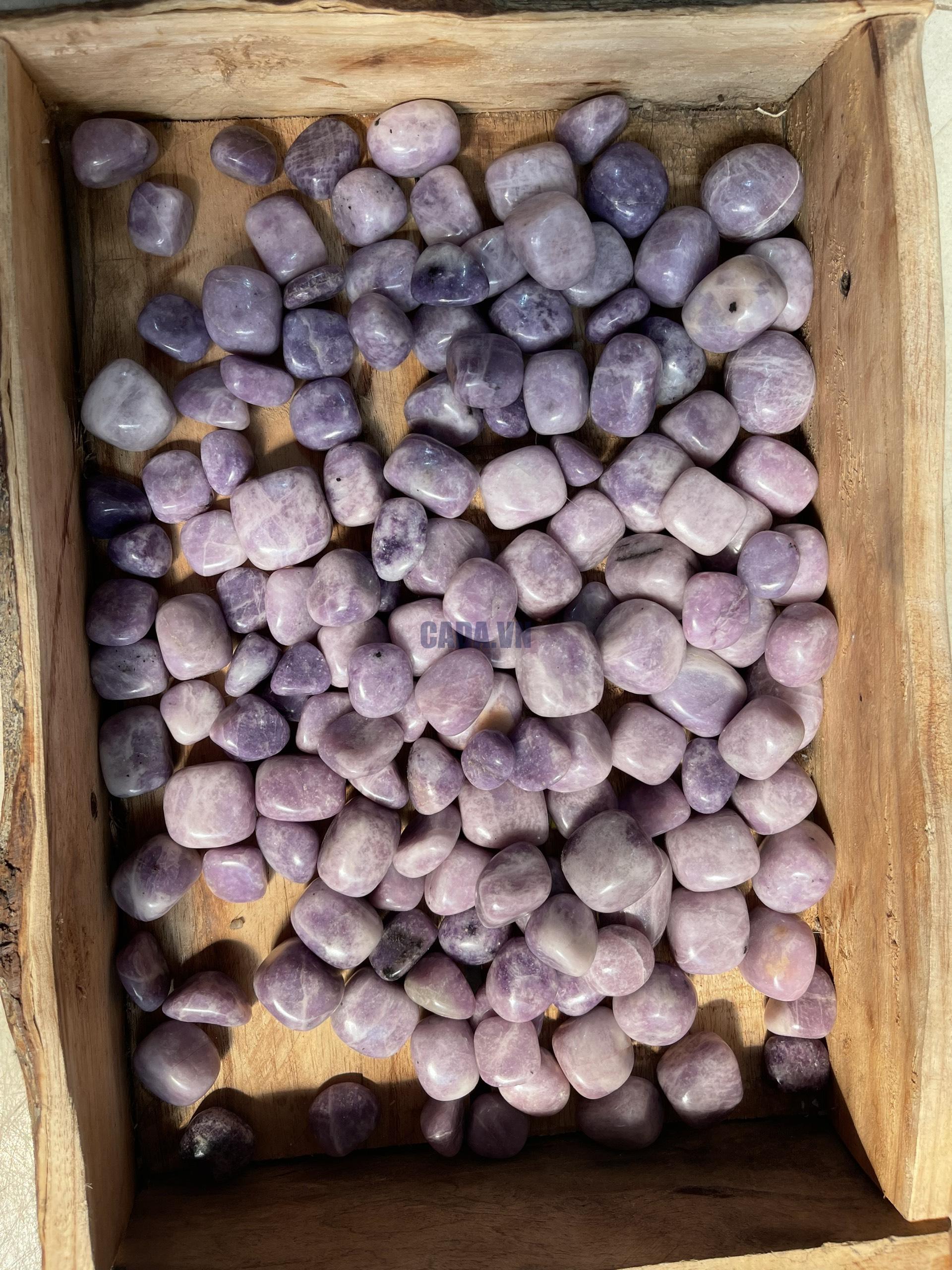 Lepidolite Tumbled - Đá Lepidolite dạng sỏi