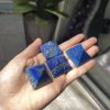 Kim tự tháp Lapis mini - Lapis Pyramid (đá Thiên Thanh) - size 3 cm