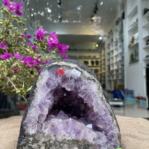 Hốc Thạch Anh Tím - Amethyst Geode (T93), KT: 16x18CM, KL: 5KG
