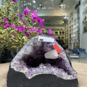Hốc Thạch Anh Tím - Amethyst Geode (T94), KT: 13.5x17.5CM, KL: 2.8KG