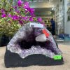 Hốc Thạch Anh Tím - Amethyst Geode (T94), KT: 13.5x17.5CM, KL: 2.8KG