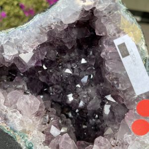 Hốc Thạch Anh Tím - Amethyst Geode (T95), KT: 16.5x17.5CM, KL: 3.5KG