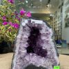 Hốc Thạch Anh Tím - Amethyst Geode (T97), KT: 20x17.5CM, KL: 5.1KG