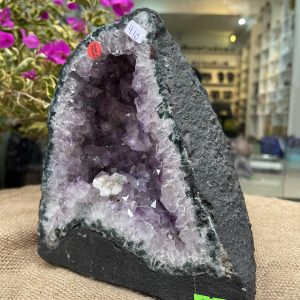 Hốc Thạch Anh Tím - Amethyst Geode (T99), KT: 18.5x16.5CM, KL: 4.1KG