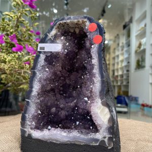 Hốc Thạch Anh Tím - Amethyst Geode (T101), KT: 21x15CM, KL: 4KG