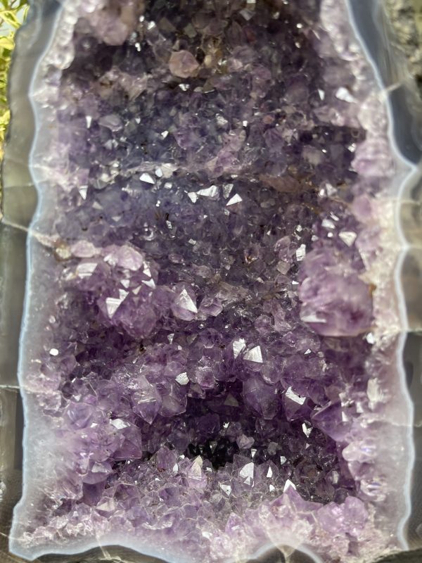 Hốc Thạch Anh Tím - Amethyst Geode (T104), KT: 30x16CM, KL: 6.15KG