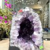 Hốc Thạch Anh Tím - Amethyst Geode (T111), KT: 29.5x21CM, KL: 15.45KG