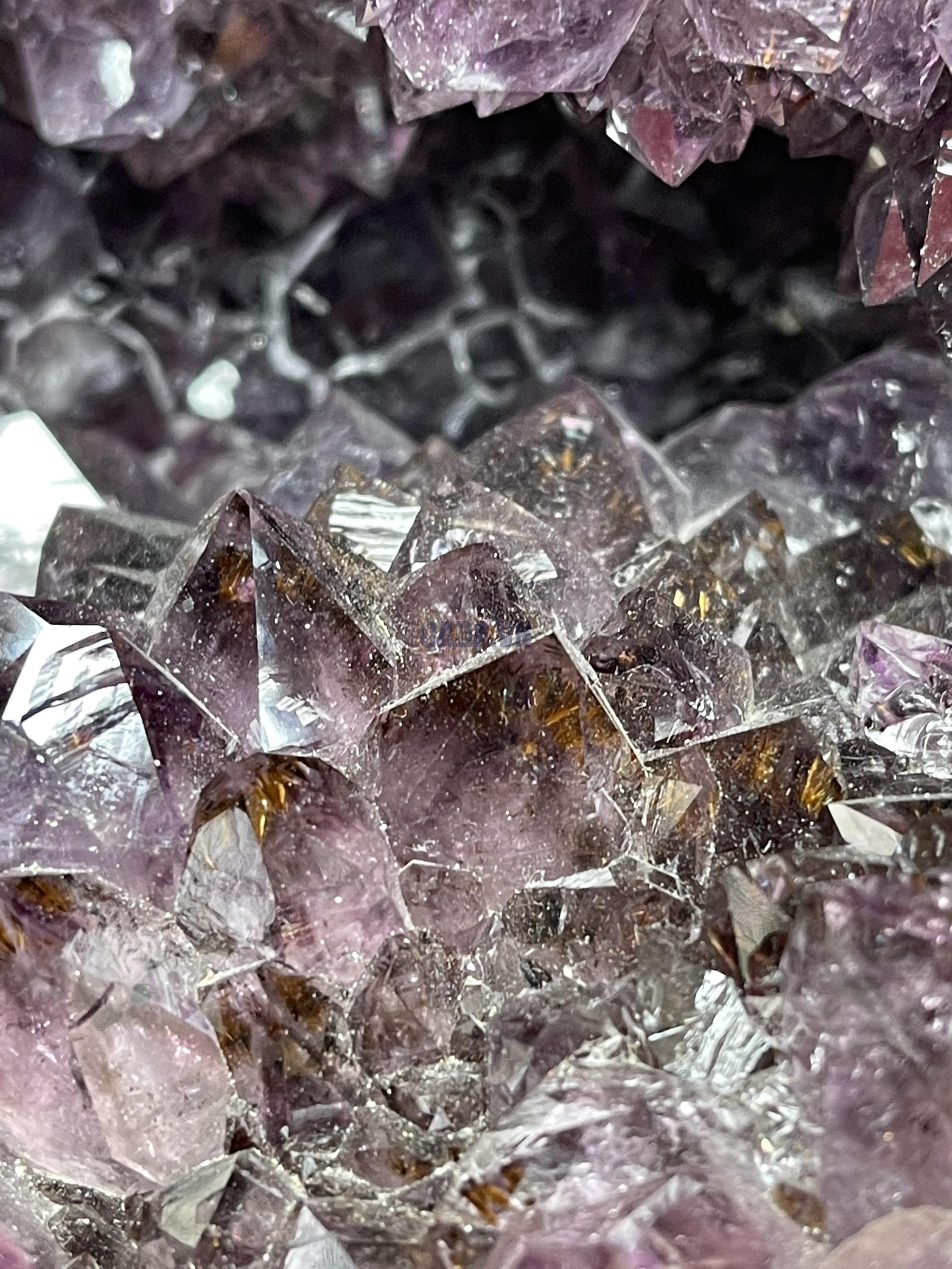 Hốc Thạch Anh Tím - Amethyst Geode (T118), KT: 64x22CM, KL: 24.9KG