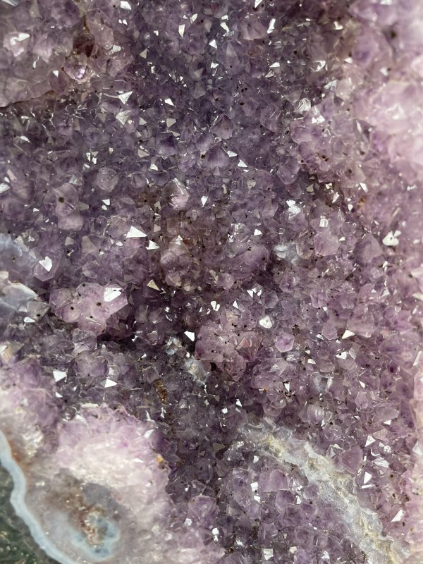 Hốc Thạch Anh Tím - Amethyst Geode (T120), KT: 72x22CM, KL: 28.2KG