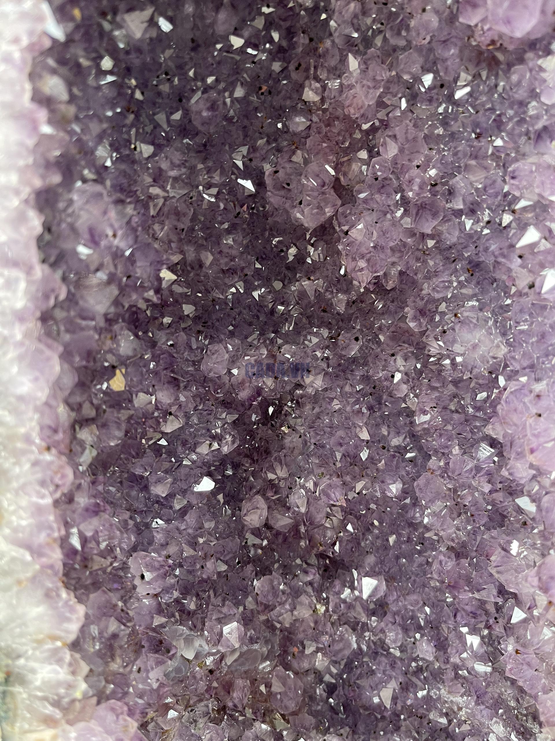 Hốc Thạch Anh Tím - Amethyst Geode (T120), KT: 72x22CM, KL: 28.2KG