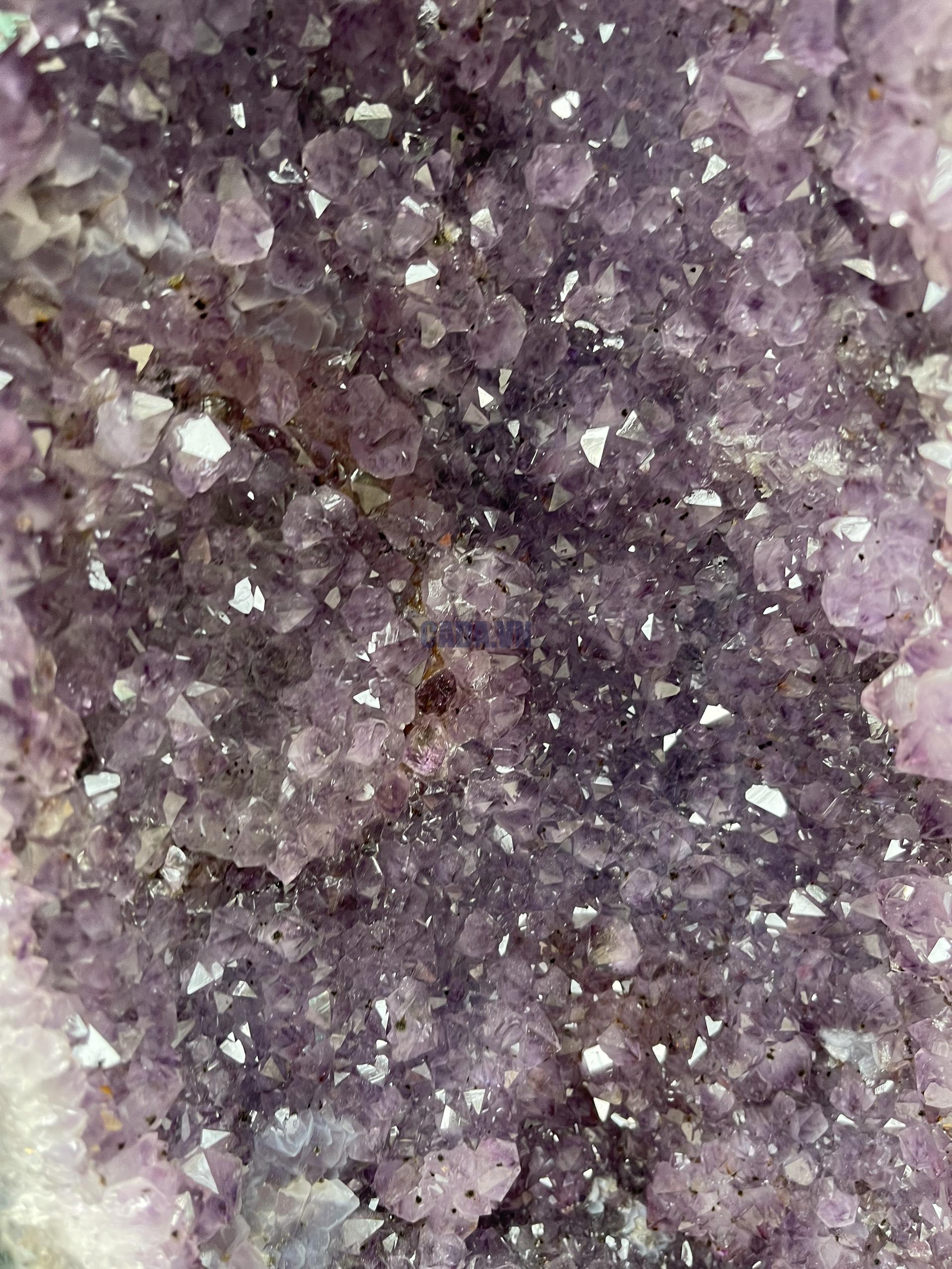 Hốc Thạch Anh Tím - Amethyst Geode (T120), KT: 72x22CM, KL: 28.2KG