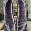 Hốc Đôi Thạch Anh Tím - Couple Amethyst Geode (T119 + T120)