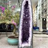 Hốc Thạch Anh Tím - Amethyst Geode (T121), KT: 89x23CM, KL: 54,7KG