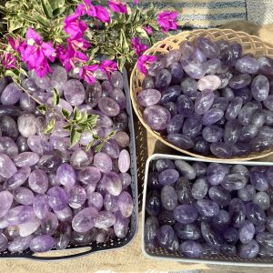 Palm Amethyst - Thạch Anh Tím dạng viên