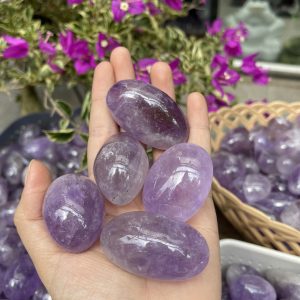 Palm Amethyst - Thạch Anh Tím dạng viên