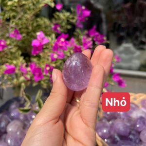 Palm Amethyst - Thạch Anh Tím dạng viên