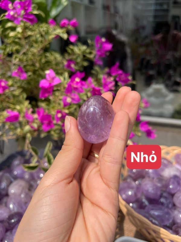 Palm Amethyst - Thạch Anh Tím dạng viên