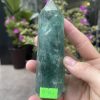 Trụ Fluorite Xanh - Green Fluorite Point, KT: 12.7X3.8CM, KL: 0.334KG (TF124)