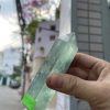 Trụ Fluorite Xanh - Green Fluorite Point, KT: 11.6X3.6CM, KL: 0.266KG (TF125)