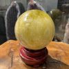 Bi cầu Thạch Anh Vàng - Citrine Sphere (BV35), ĐK: 12.5CM, KL: 3.052KG