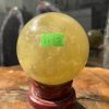 Bi cầu Thạch Anh Vàng - Citrine Sphere (BV39), ĐK: 8.7CM, KL: 0.956KG