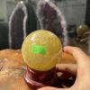 Bi cầu Thạch Anh Vàng - Citrine Sphere (BV38), ĐK: 7.2CM, KL: 0.528KG