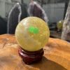 Bi cầu Thạch Anh Vàng - Citrine Sphere (BV42), ĐK: 9.0CM, KL: 1.08KG
