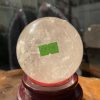 Bi cầu Thạch Anh Trắng - Clear Quartz Sphere (TAT14), ĐK: 9.55CM, KL: 1.296KG
