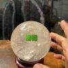 Bi cầu Thạch Anh Trắng - Clear Quartz Sphere (TAT15), ĐK: 9.16CM, KL: 1.134KG