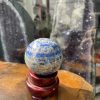 Bi cầu Đá Thiên Thanh - Lapis Lazuli Sphere (BX09), ĐK: 6.8CM, KL: 0.5KG