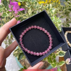 Vòng tay đá phong thủy size 6mm, 28-30 hạt, loại vòng đơn