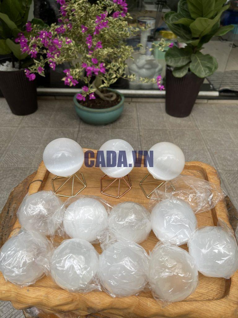 Bi cầu đá SELENITE - Selenite Sphere