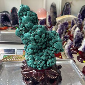 Đá Lam Ngọc - Turquoise (LN01), KL: 2,655 KG, KT: 26x16 CM