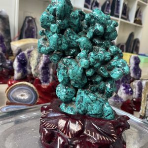 Đá Lam Ngọc - Turquoise (LN03), KL: 2,055 KG, KT: 23.5x15.5 CM