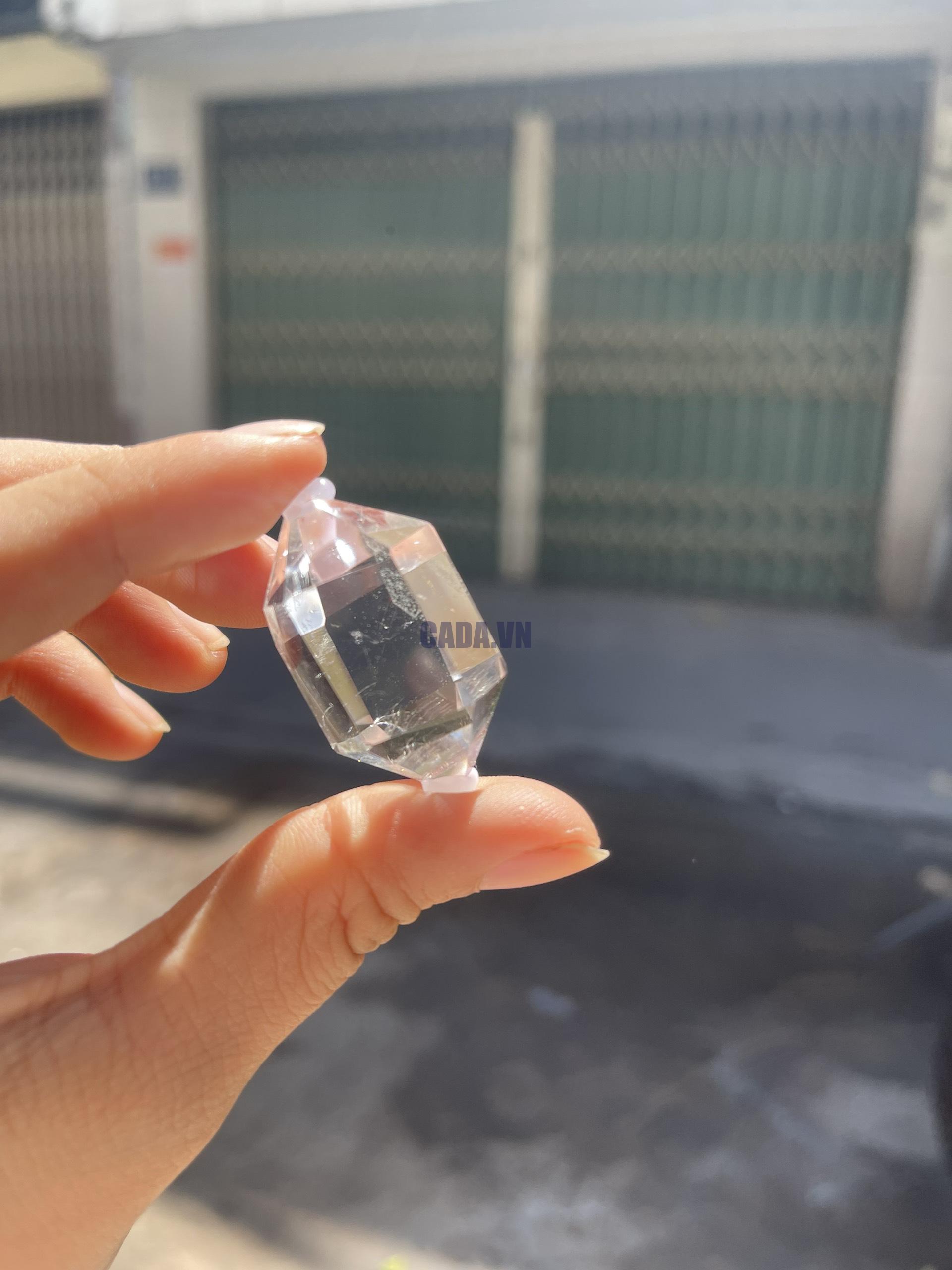 Thạch Anh Trắng trong 2 đầu - Clear Quartz double point