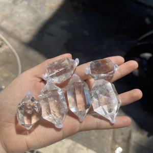 Thạch Anh Trắng trong 2 đầu - Clear Quartz double point 