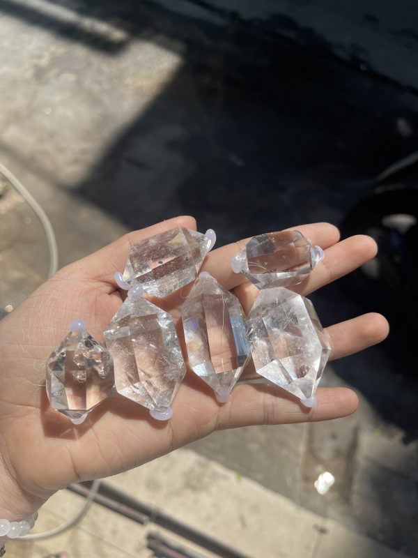 Thạch Anh Trắng trong 2 đầu - Clear Quartz double point 