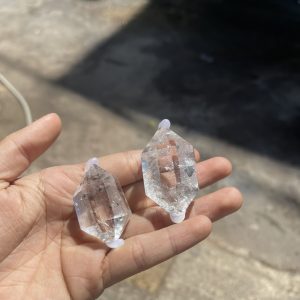 Thạch Anh Trắng trong 2 đầu - Clear Quartz double point 