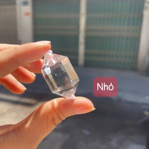Thạch Anh Trắng trong 2 đầu - Clear Quartz double point 