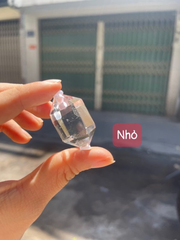 Thạch Anh Trắng trong 2 đầu - Clear Quartz double point 